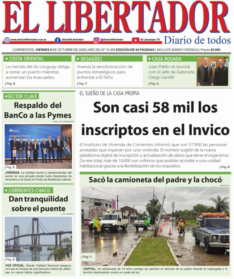 Diario Digital 9 de octubre de 2026