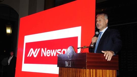 Luis Galli y Matías Cherñajovsky durante la entrega de los Premios Fortuna 2026
