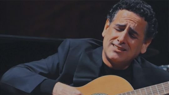 Juan Diego Flórez durante su presentación en el Teatro Colón
