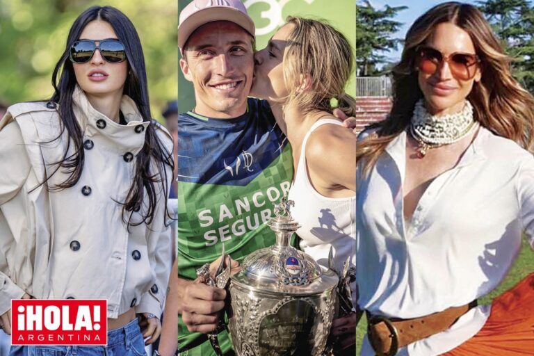 Jugadores de polo durante la final del Abierto de Hurlingham