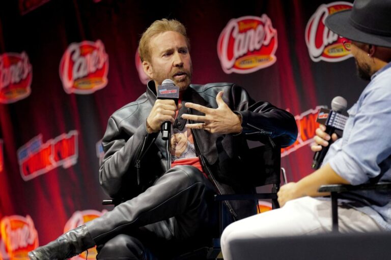 Nicolas Cage en la Comic Con de Nueva York