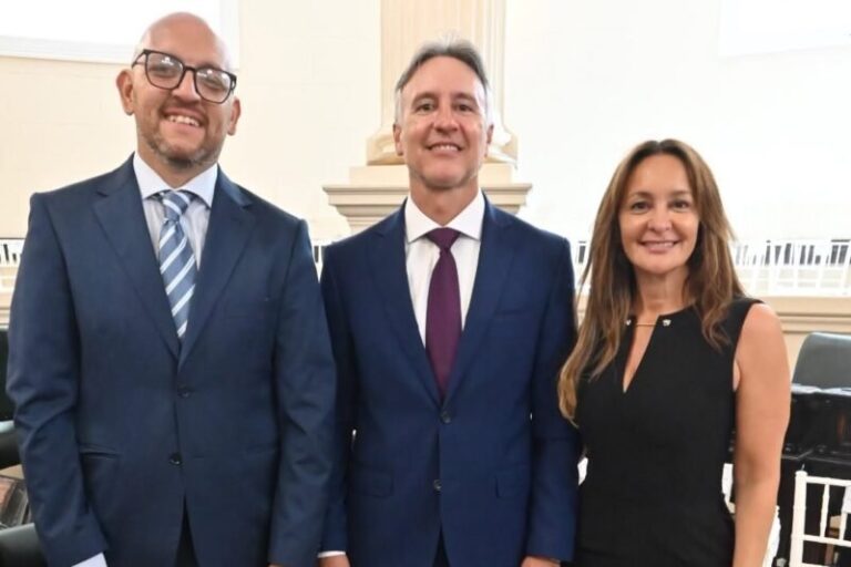 Concejo Deliberante de la Ciudad de Corrientes durante la presentación del proyecto de identificación vial preventiva