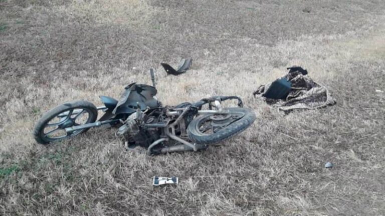 Motos involucradas en siniestro vial en Goya